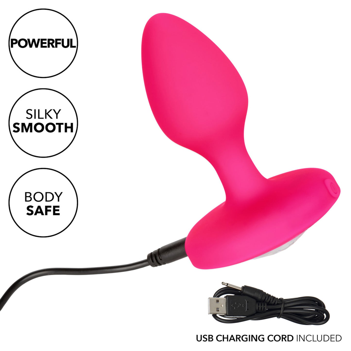 Cheeky Gems - Rechargeable Vib Probe Moyen - Rose