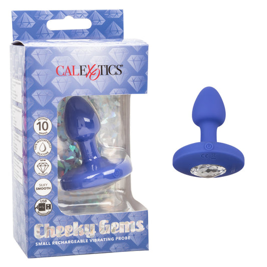 Cheeky Gems - Rechargeable Vib Probe Petit - Bleu