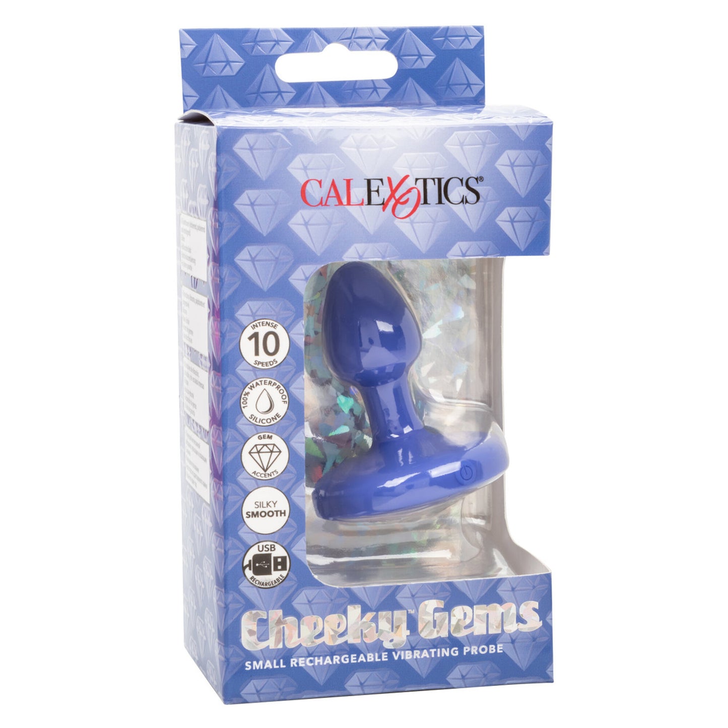 Cheeky Gems - Rechargeable Vib Probe Petit - Bleu