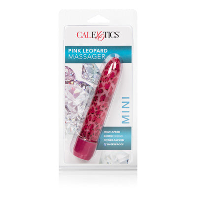 Houston Leopard Massager 4''1/2 Rose