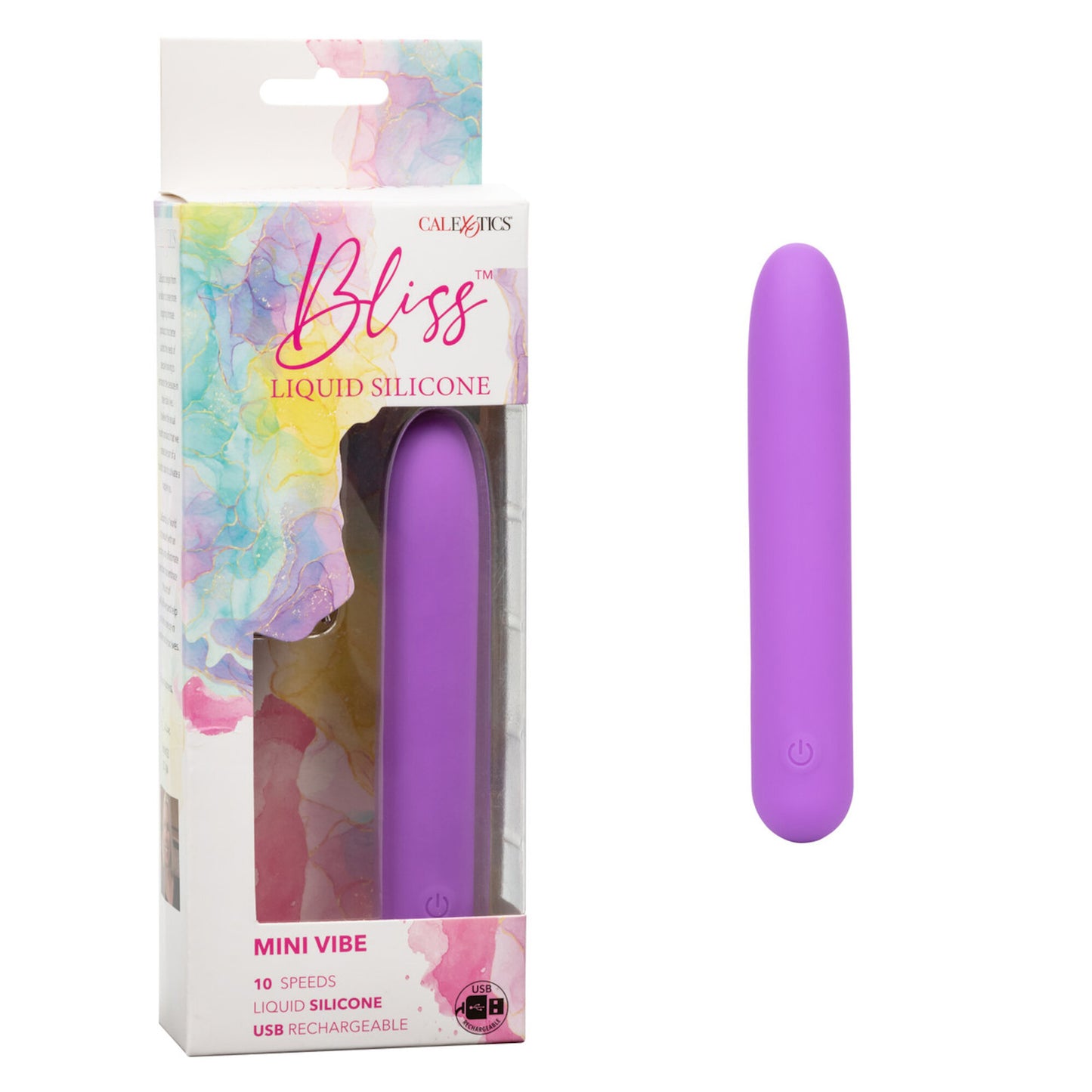 Bliss - Mini Vibe Liquid Silicone - Mauve