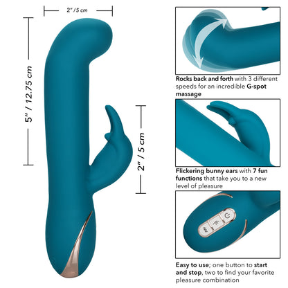 Jack Rabbit - Silicone Rocking G Rabbit - Aqua