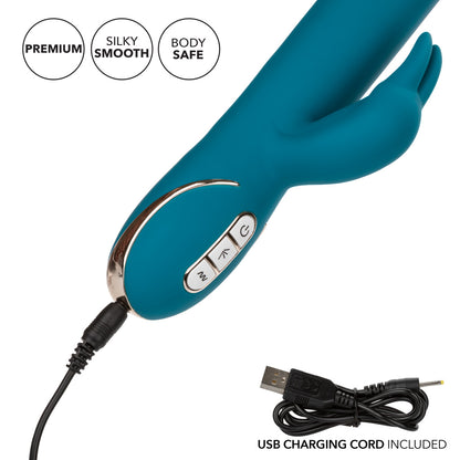 Jack Rabbit - Silicone Rocking G Rabbit - Aqua