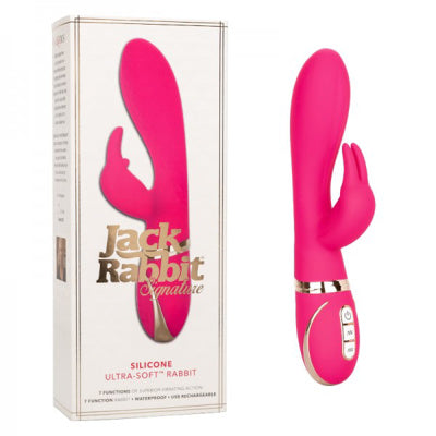 Jack Rabbit - Silicone Ultra-soft Rabbit - Rose