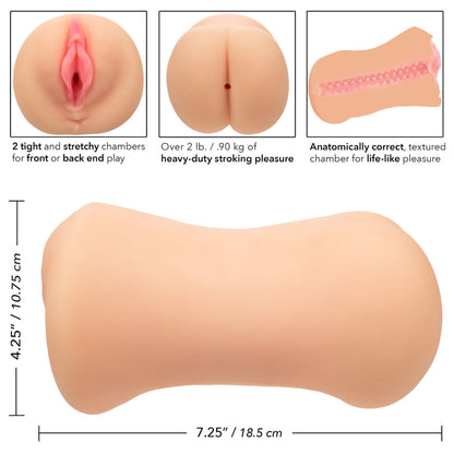 Calexotics - Stroke It Dual Entry - Beige