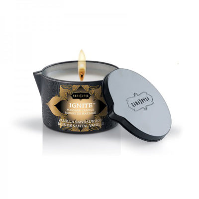 Bougie De Massage - Bois De Santal Vanille