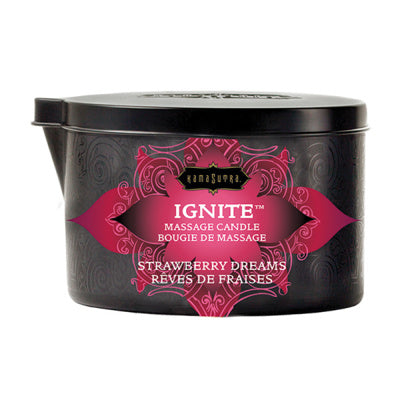 Bougie de Massage - Rêves de fraises