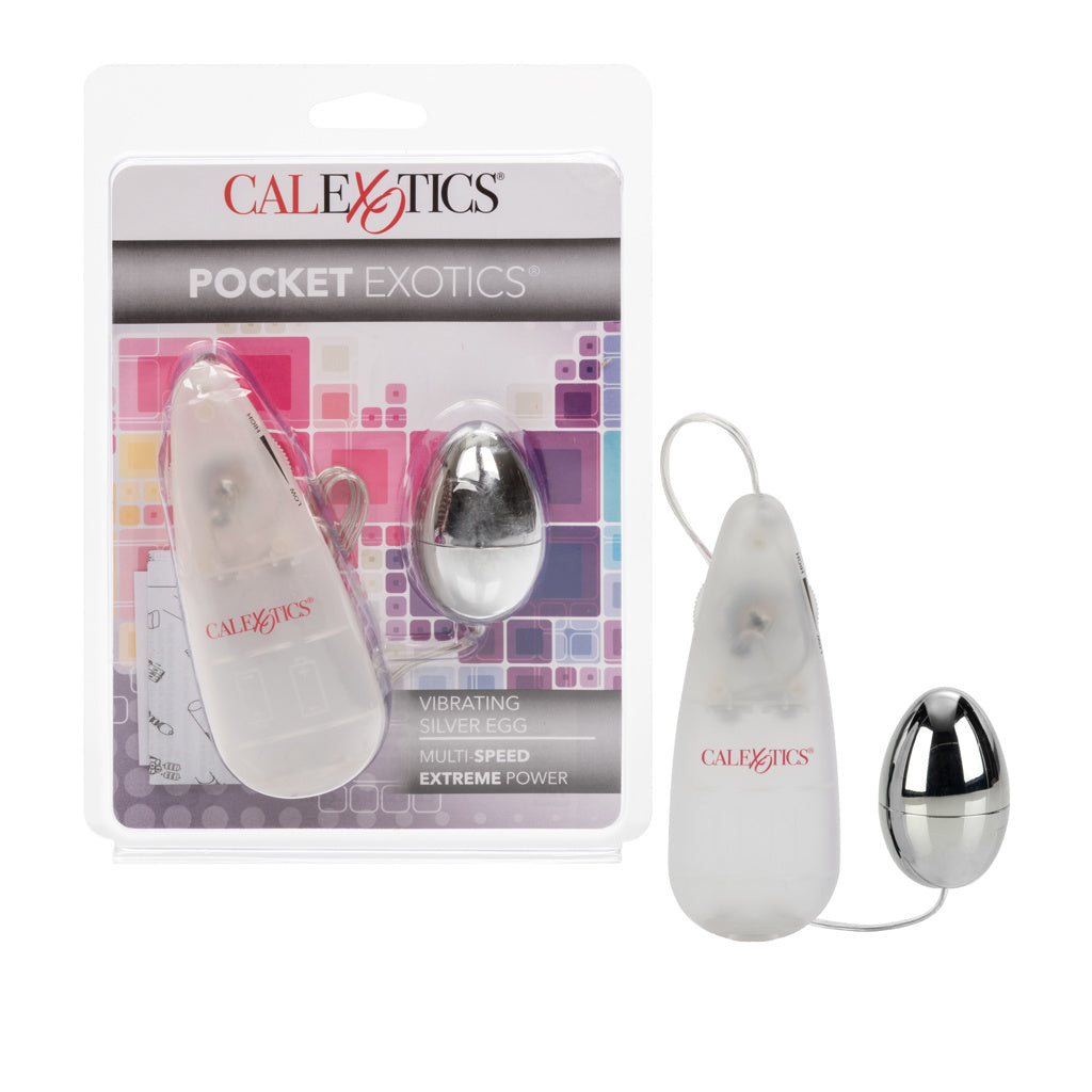 Pocket Exotics - Vibrating Egg - Argent