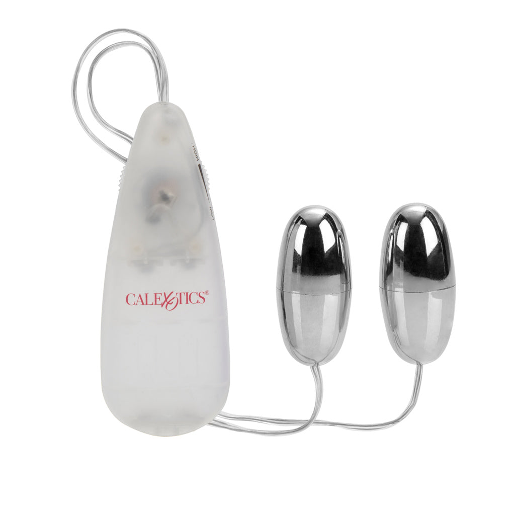 Pocket Exotics - Vibrating Double Bullets - Argent