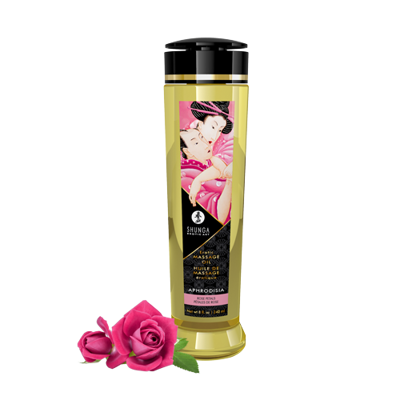 Shunga - Huile à massage - Aphrodisia Roses