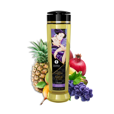Shunga - Huile à massage - Libido Fruits Exotiques