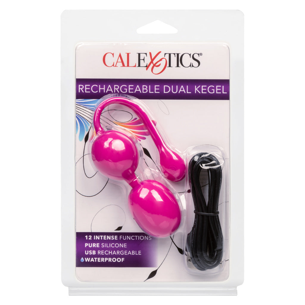 Calexotics - Rechargeable Dual Kegel - Fuchsia