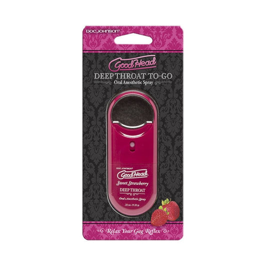 GoodHead - Deep Throat Spray To-Go - Fraise