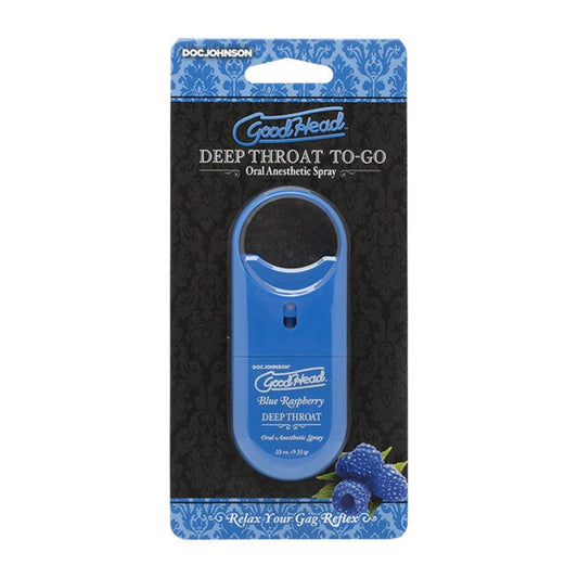 GoodHead - Deep Throat Spray To-Go - Framboise Bleu