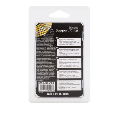 Calexotics - Silicone Support Rings - Clear