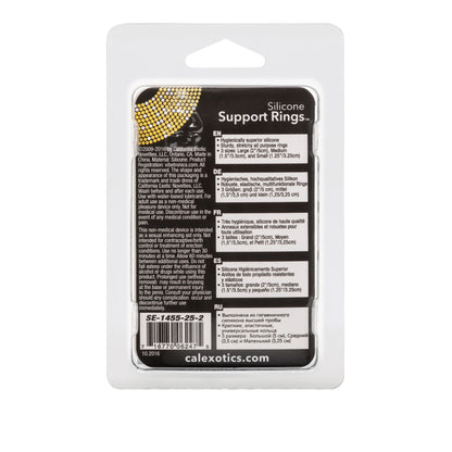 Calexotics - Silicone Support Rings - Noir