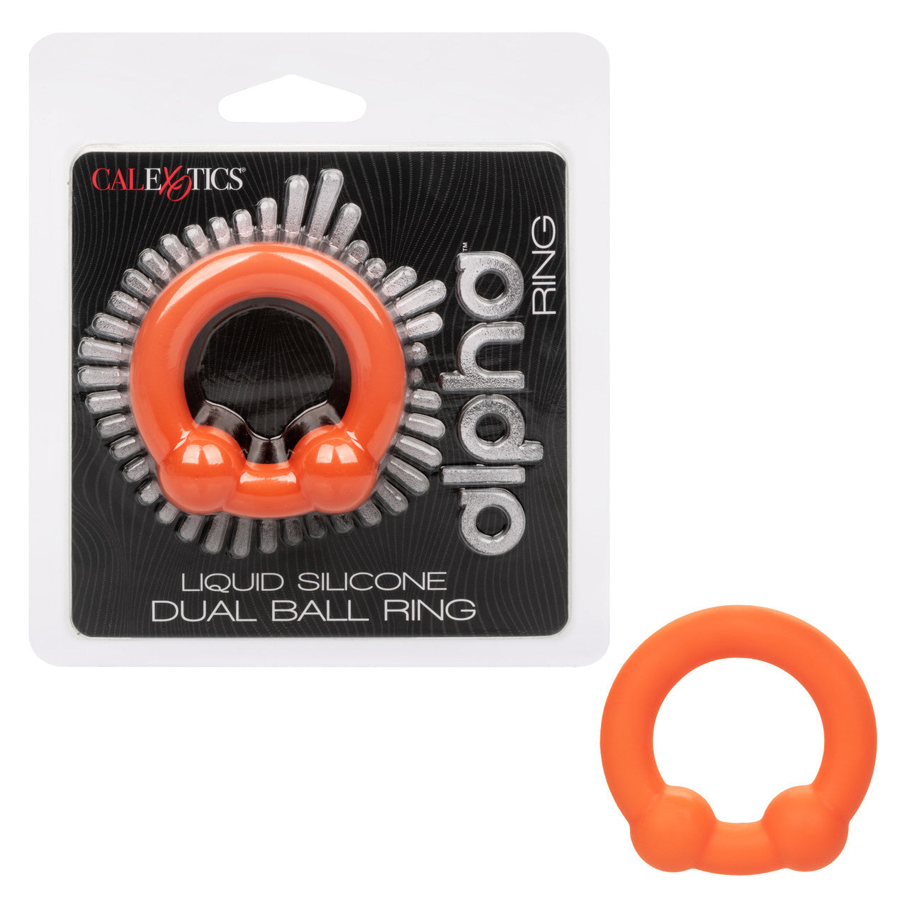 Alpha Ring - Liquid Silicone Dual Ball Ring