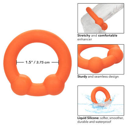 Alpha Ring - Liquid Silicone Dual Ball Ring