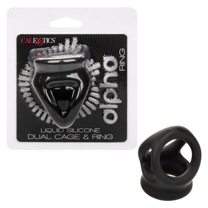 Alpha Ring - Liquid Silicone Dual Cage & Ring