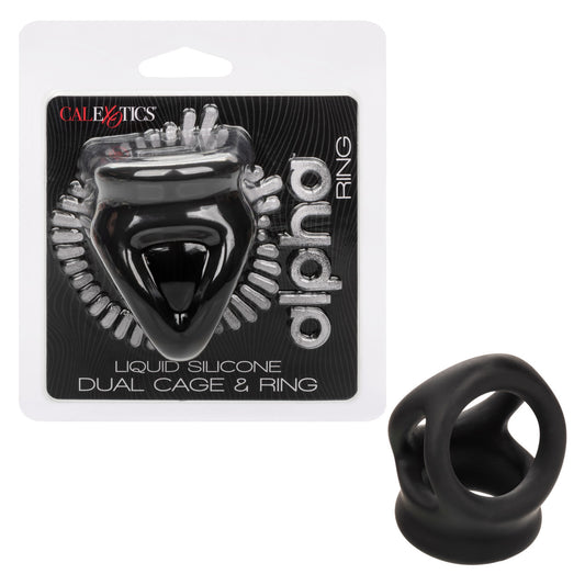 Alpha Ring - Liquid Silicone Dual Cage & Ring