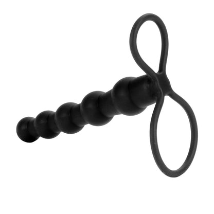 Silicone Love Rider - Beaded Dual Penetrator