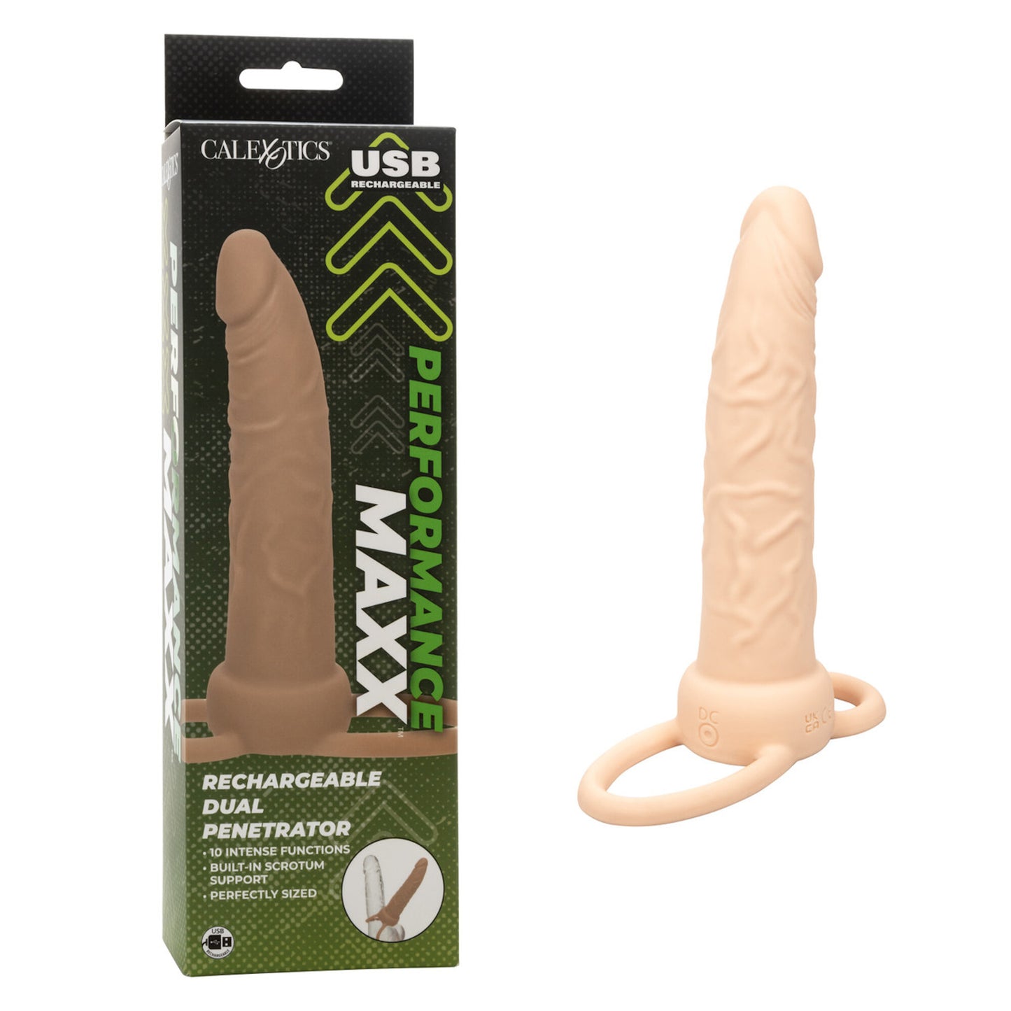 Performance Maxx - Rechargeable Dual Penetrator - Beige
