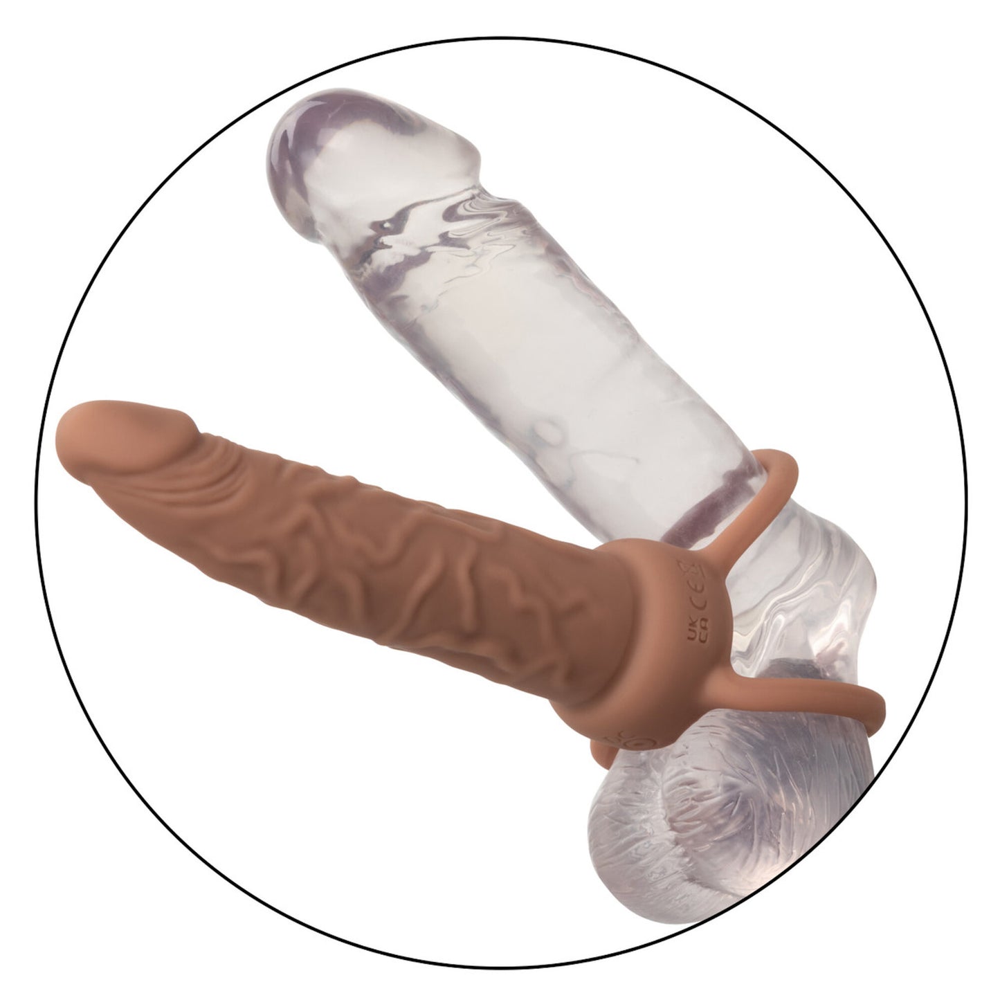 Performance Maxx - Rechargeable Dual Penetrator - Brun