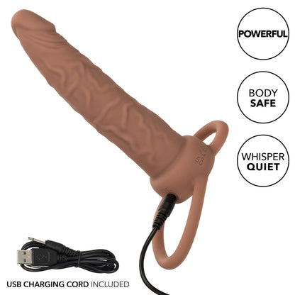 Performance Maxx - Rechargeable Dual Penetrator - Brun