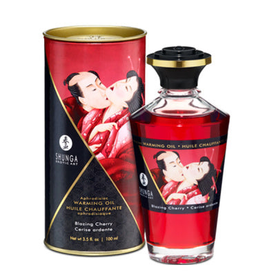 Shunga - Huile Aphrodisiaque - Cerise Ardente