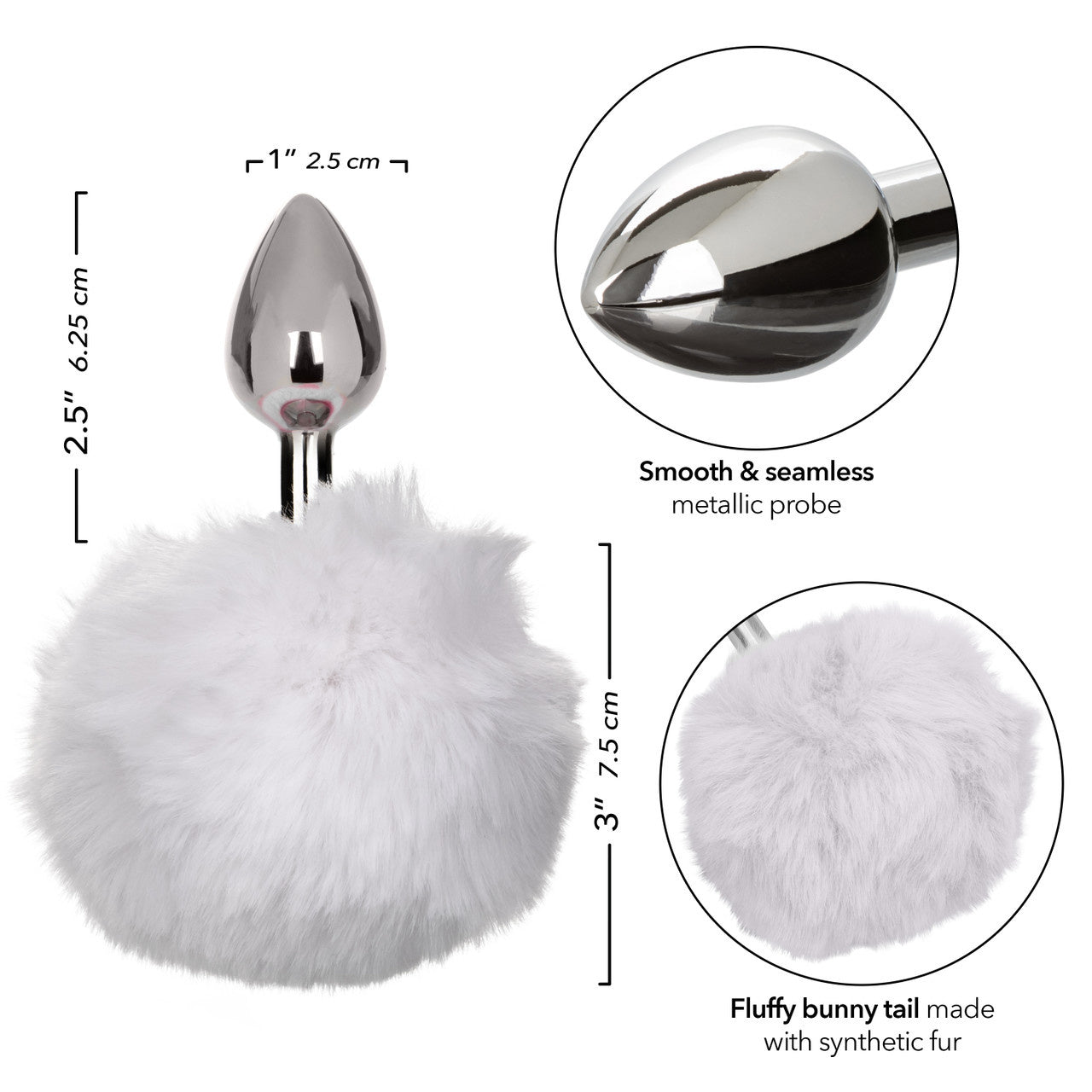 Running Wild - White Bunny Tail
