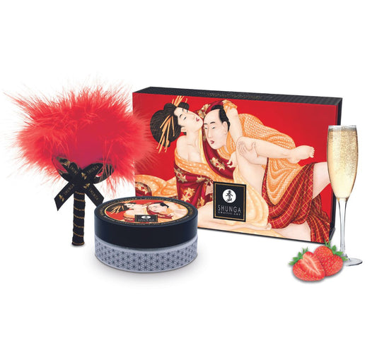 Shunga - Poudre De Corp Comestible Fraise