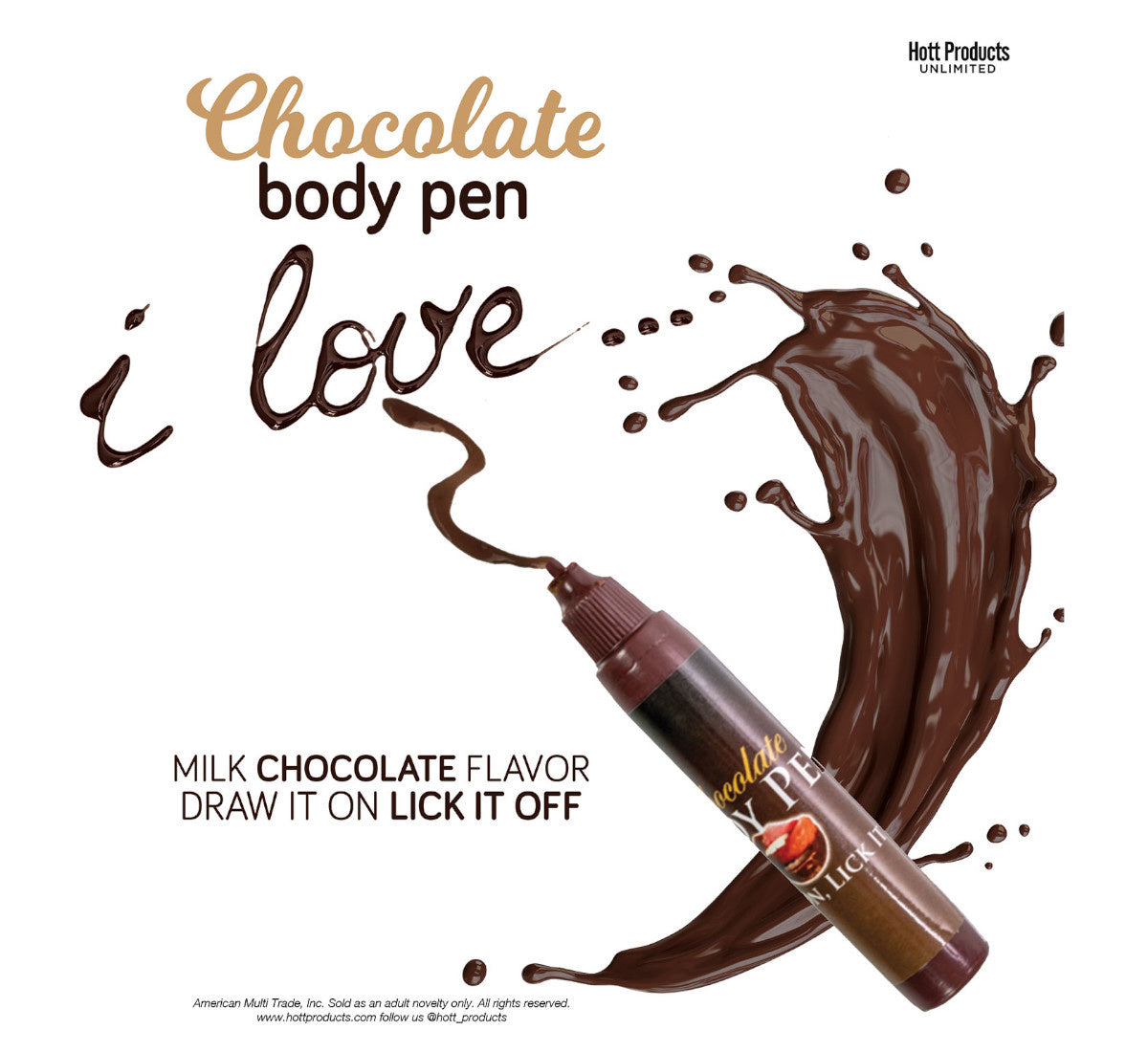 Hott Products - Crayon pour le Corps Chocolat