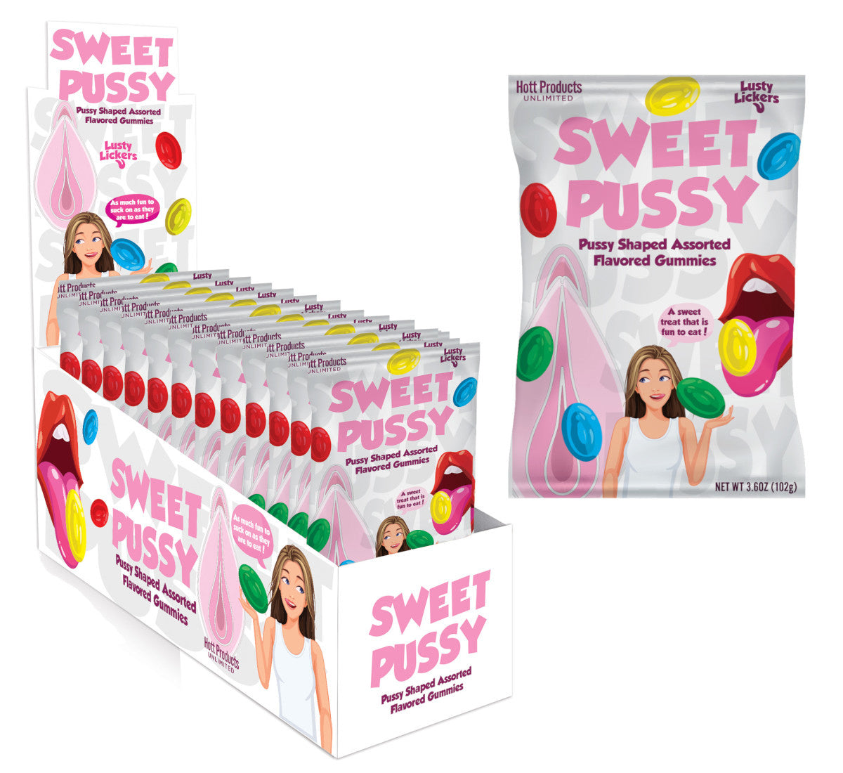 Hott Products - Sweet Pussy Gummies (12)