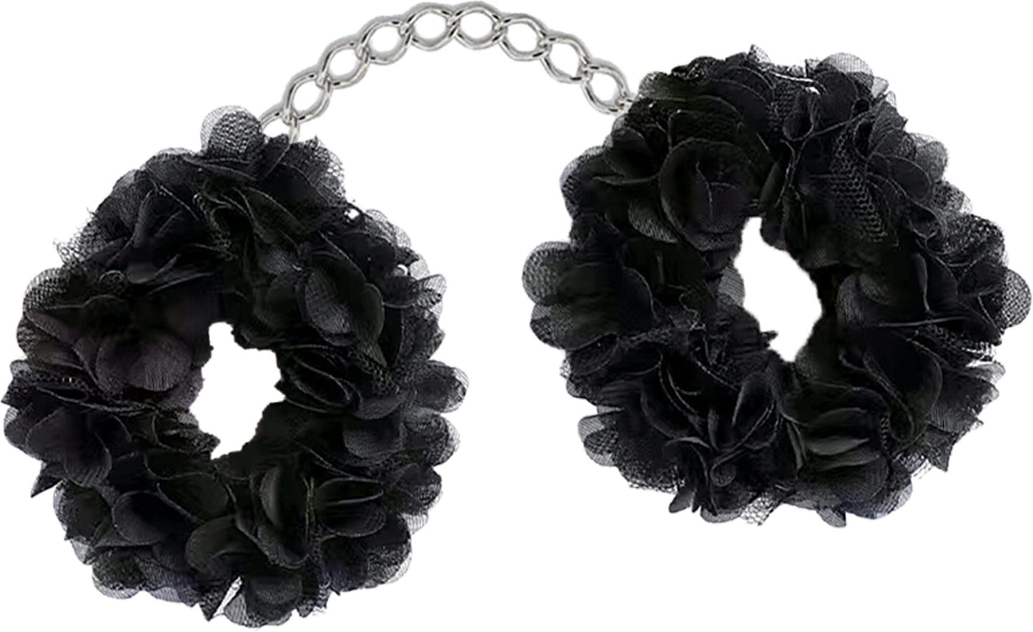 Hott Products - Menottes Fleurs Noir