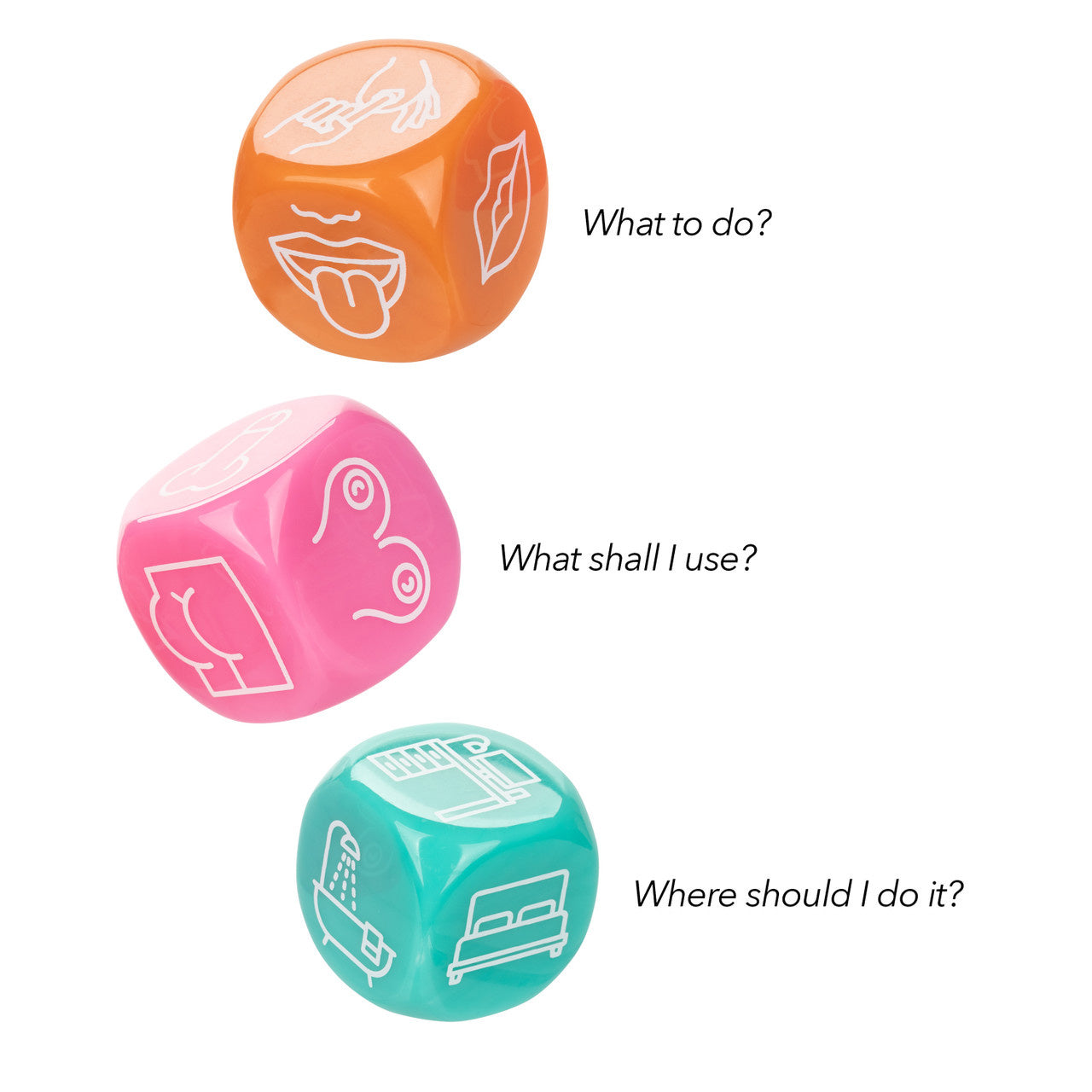 Naughty Bits - Roll With It Sex Dice