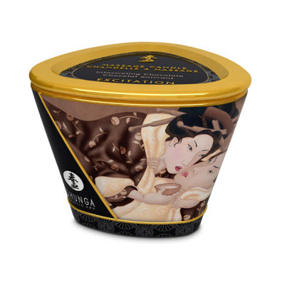 Shunga - Chandelle à Massage - Excitation - Chocolat