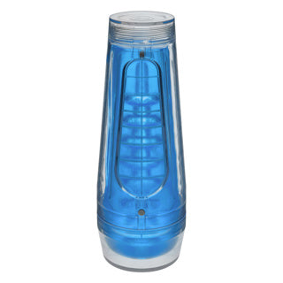 Main Squeeze - Masturbateur Optix - Bleu Transparent