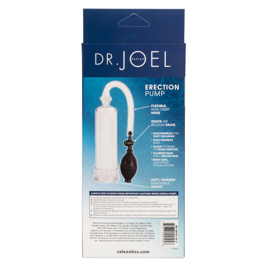 Dr. Joel Kaplan - Erection Pump