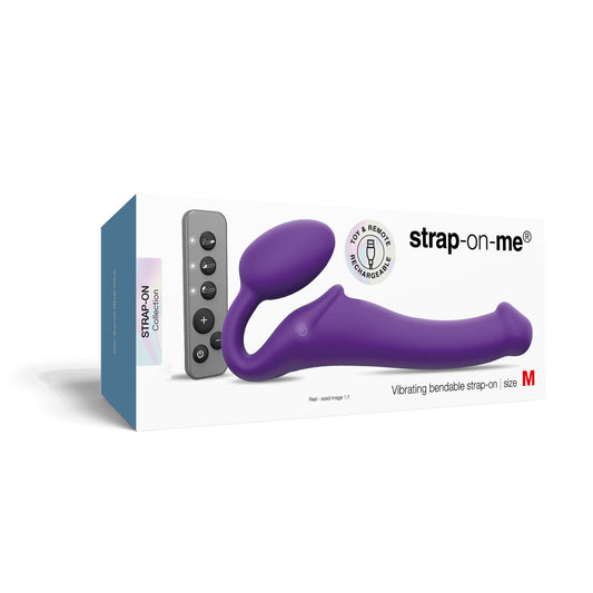 Strap-on-me - Strap-On Vibrant 3 Moteur - Moyen - Mauve
