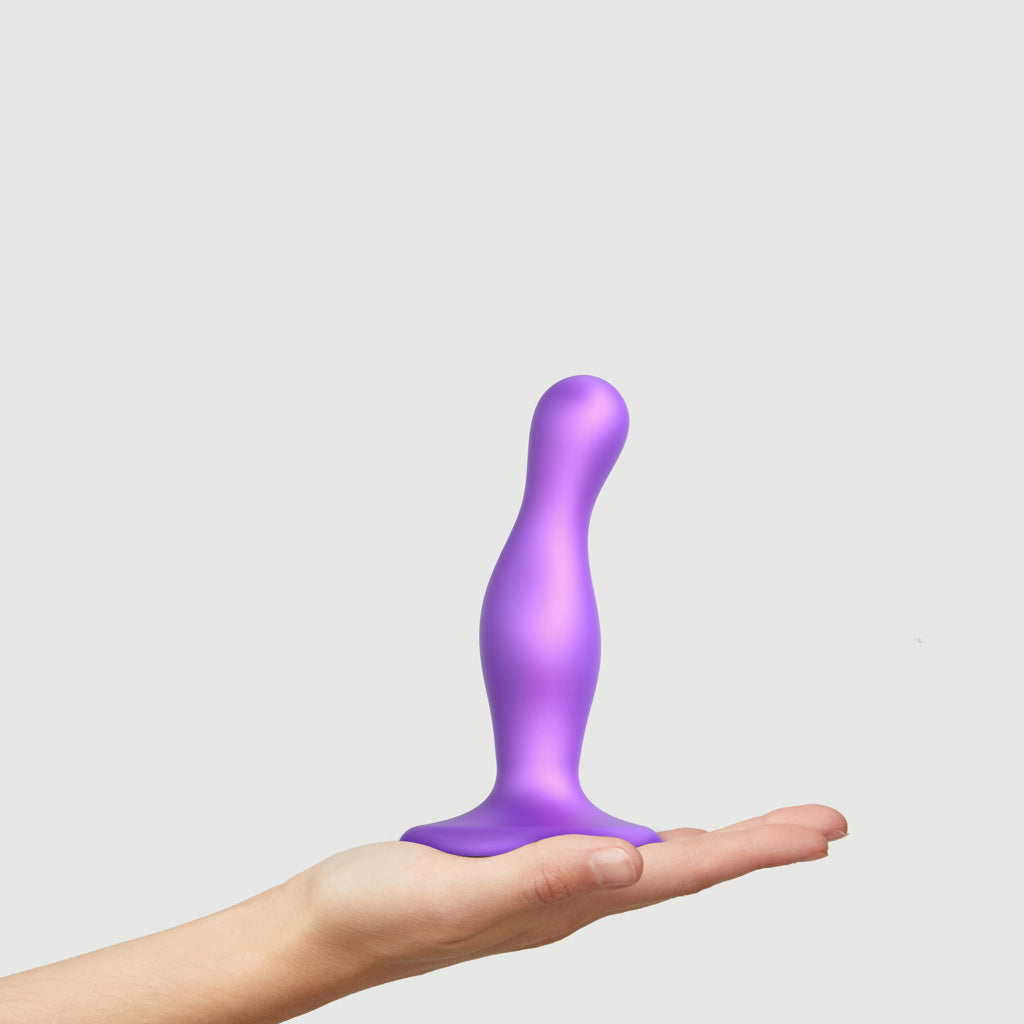Strap-on-me - Dildo Plug Curvy - Petit Violet