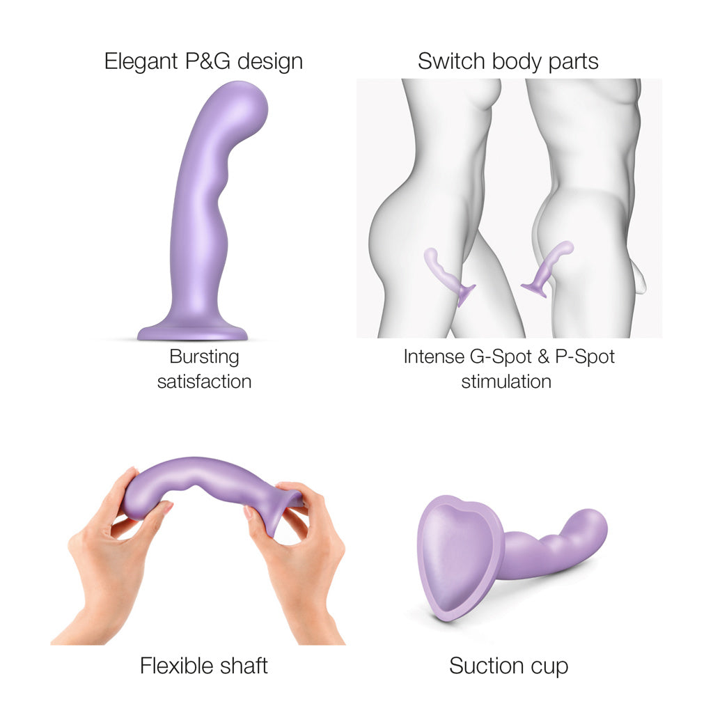 Strap-on-me - Dildo Plug P&G - Moyen Lilas