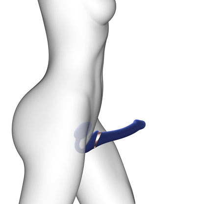 Strap-On-Me - Strap-on Flexible Multi-Orgasme - Petit - Bleu