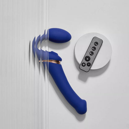 Strap-On-Me - Strap-on Flexible Multi-Orgasme - Medium - Bleu