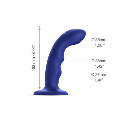 Strap-on-me - Tapping Dildo Wave - M - Bleu