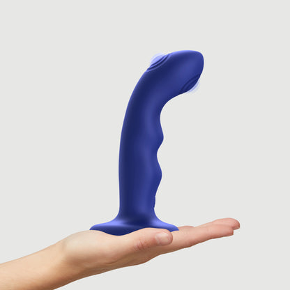 Strap-on-me - Tapping Dildo Wave - M - Bleu
