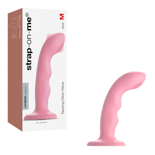 Strap-on-me - Tapping Dildo Wave - M - Rose
