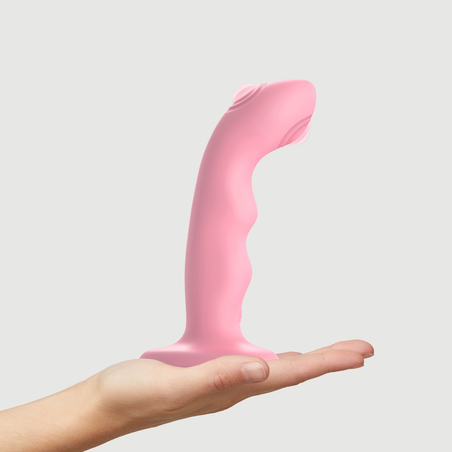 Strap-on-me - Tapping Dildo Wave - M - Rose