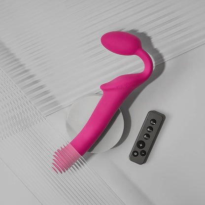 Strap-on-me - Strap-On Vibrant 3 Moteur - TG - Fuschia