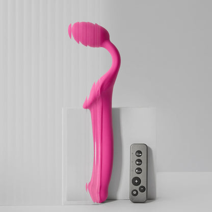 Strap-on-me - Strap-On Vibrant 3 Moteur - TG - Fuschia