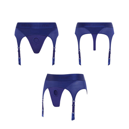 Strap-on-me - Harnais Rebel - Bleu - Petit